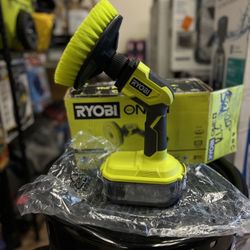 New RYOBI ONE+ 18/ Cordless Power Scrubber (Tool Only)