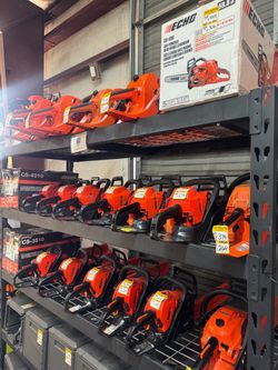Echo gas chainsaws 14” starting at $149