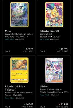 Pokemon Single Cards