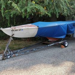 20' 1965 Copla Fast Attack Sailboat With Trailer