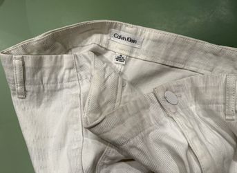 Calvin Klein  Strips White Cargo Skirt 🛼