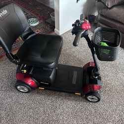 Pride go go mobility scooter