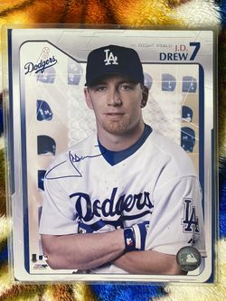 J.D. Drew Los Angeles Dodgers Autograph 