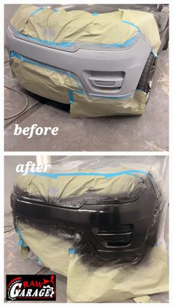 Raw Garage, Car painting, Bedliner, Paint Body Shop, frame pulling, dents, scratches, crashed cars, fix cars, paint cars, painting, paint shop, damage