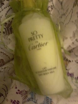 So Pretty Cartier Milk Lotion For Woman 6.4 Oz 85very Nice