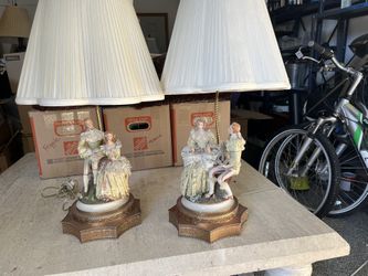 Antique Dresden Lamps