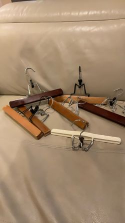 Selling Variety Of Pant Hangers, Great To Clamp Things To Dry Or To Hang In Closet.