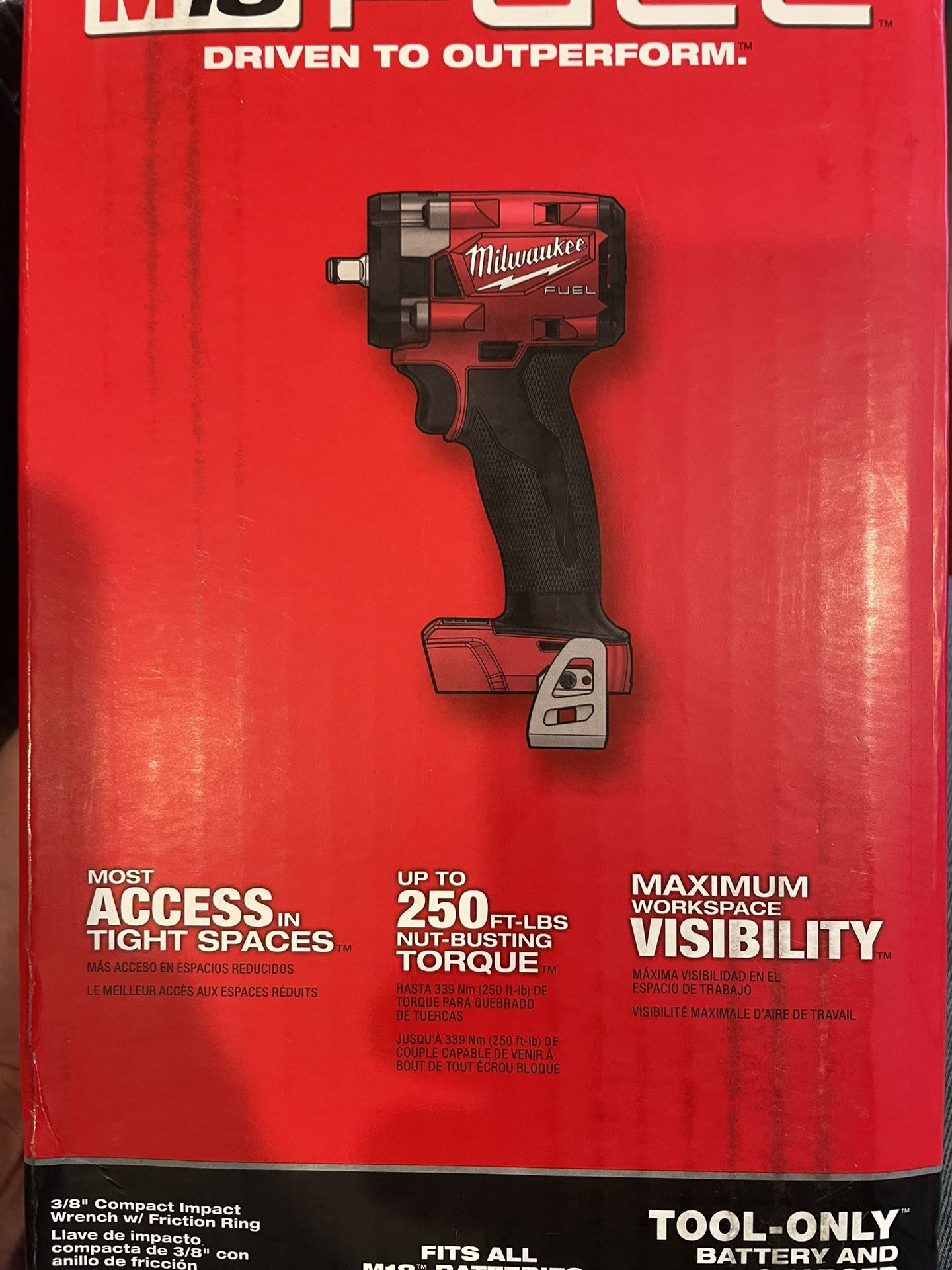 Milwaukee M18 Fuel 3/8” Compact Impact Wrench BRAND NEW 