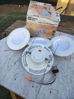Recessed LED Trim Lights- 4 Pack