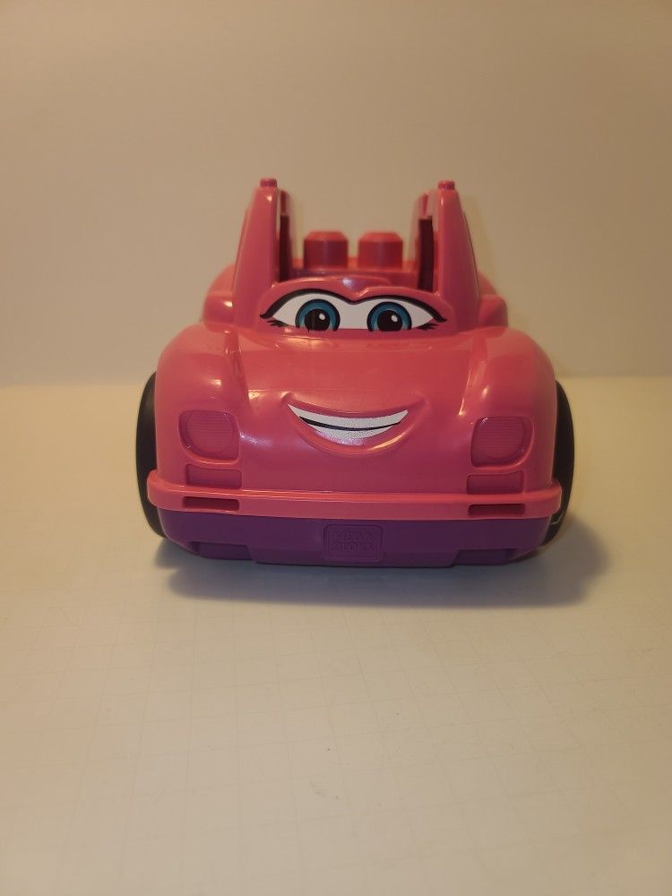 Mega Bloks First Builder's Catie Pink Car Damage on top (T-A1)