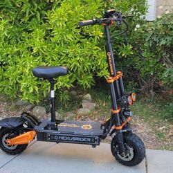 Electric Scooter 6000w, 60v Dual Motor, 50mph+