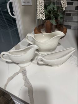 Ironstone Gravy Boats