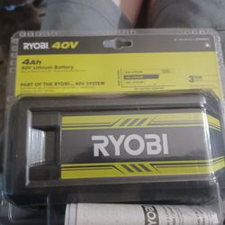 Ryobi 40 V 4Ah Lithium Battery