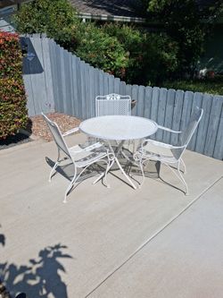 2/Patio Sets! Heavy Duty! Rod Iron $260 For Both Sets Must GO!!!