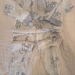 Harry Potter Wizarding World One-piece Pajama Fleece Jumpsuit Adult Medium