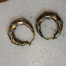 Sterling Silver Hoop Earrings 