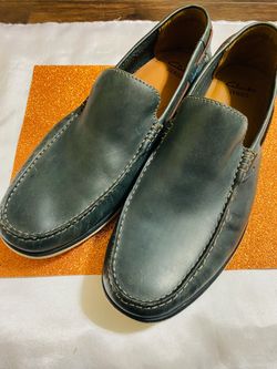 CLARKS 1825 Leather Slip-On Loafers Size 13