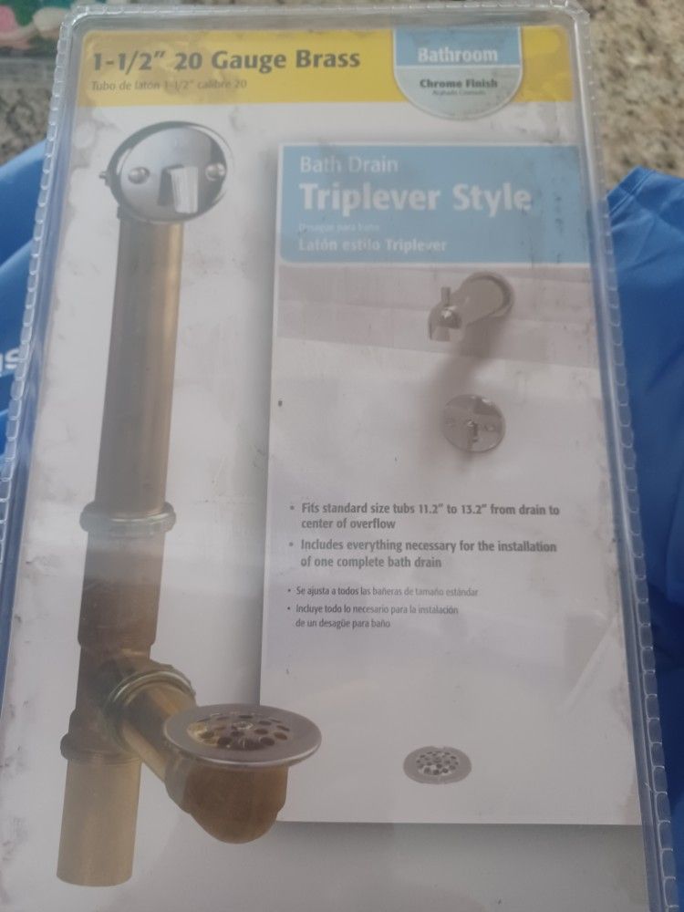 Keeney Trip Lever Tub Kit New In Package