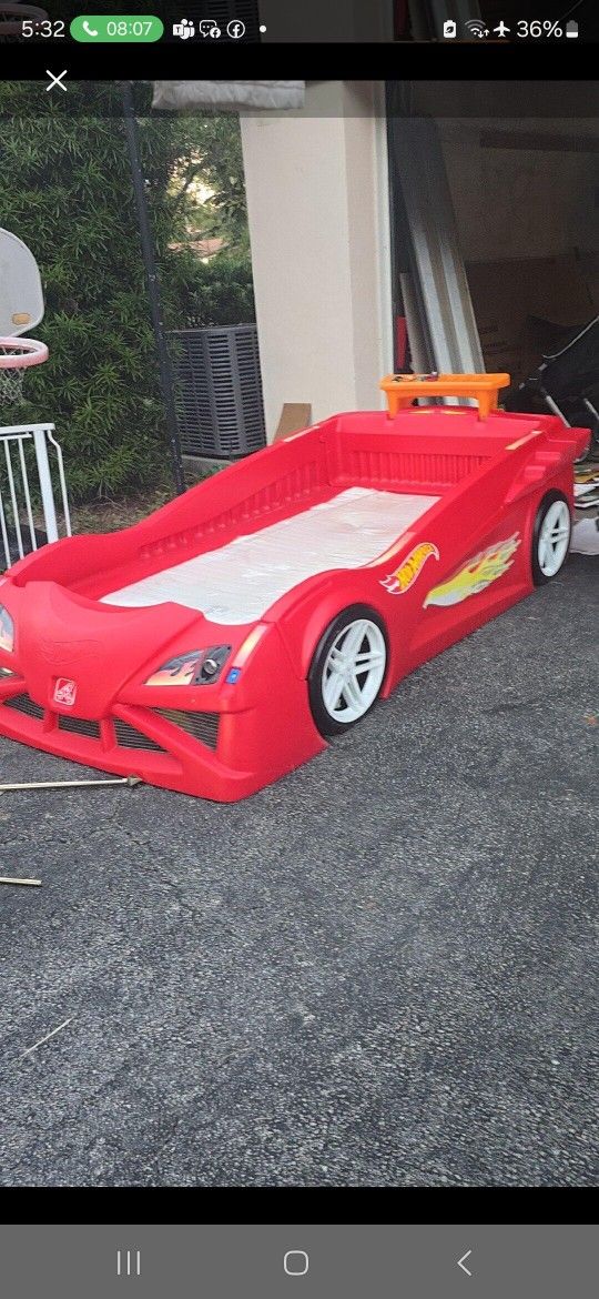 Hot Wheels Car Bed