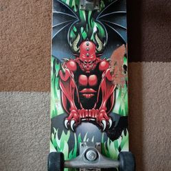 MONGOOSE DEVIL DRAGON GHOUL 8" X 31" Skateboard With Trucks & Wheels