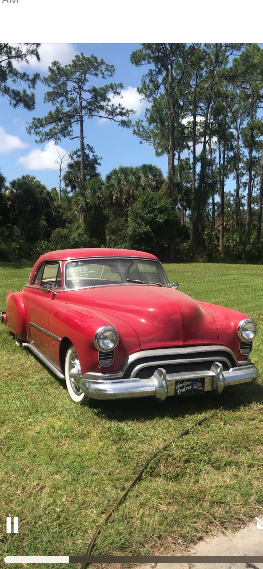 1950 Oldsmobile Cruiser.