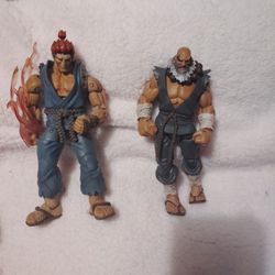 Vendo Estas Figuras  de Street fighter 