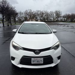 2016 TOYOTA COROLLA WHITE
