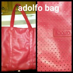 Adolfo designer tote bag