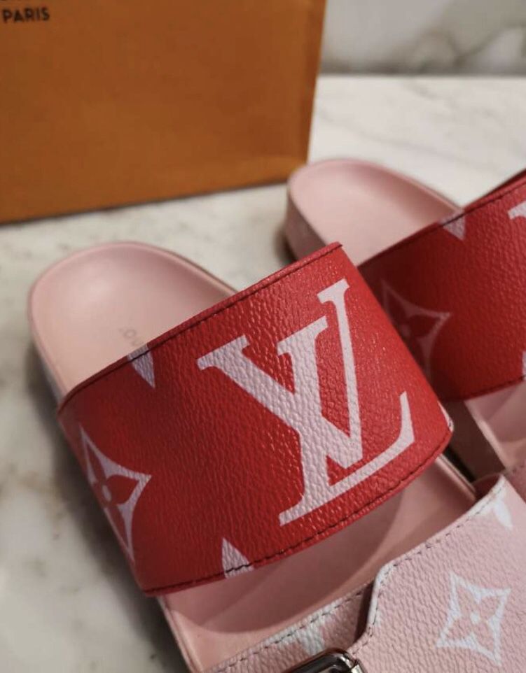 Louis Vuitton Monogram Canvas Bom Dia Sandals - Size 8 / 38 (SHF-iUTmL –  LuxeDH