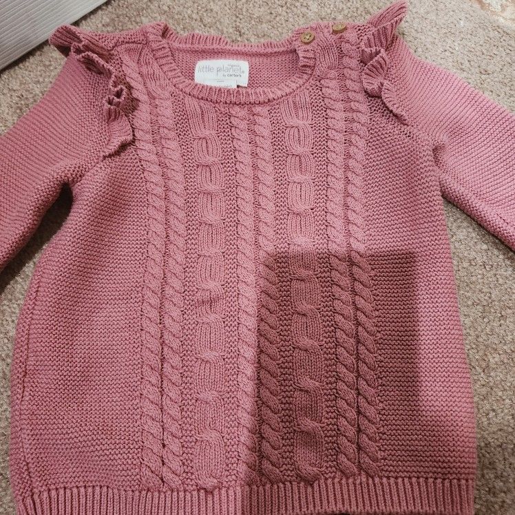 Oganic Little Planet By Carters Girls 2 Piece