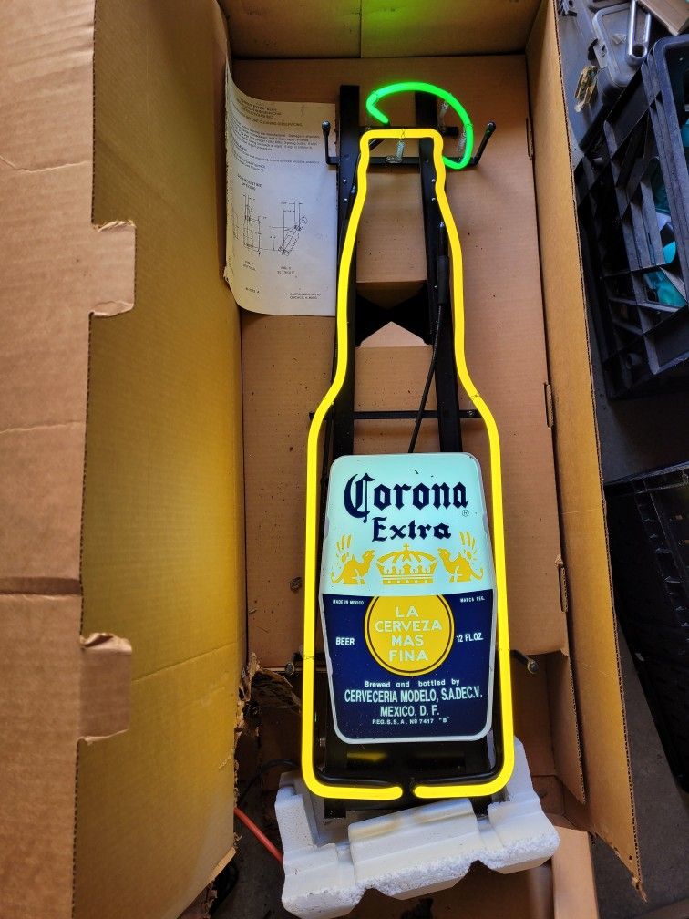 Corona Extra Bottle Beer Neon Light SignÂ