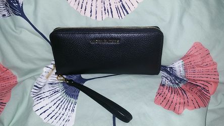 NWT MICHAEL KORS MK Jet Set Black Wristlet Wallet