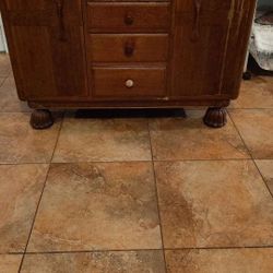 Antique Oak Sideboard 1930