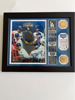 Los Angeles Dodgers 2025 World Series Championship Photo Frame 0967/5000