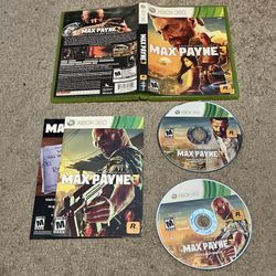 Max Payne 3 (Microsoft Xbox 360, 2012) Complete CIB w/ Manual