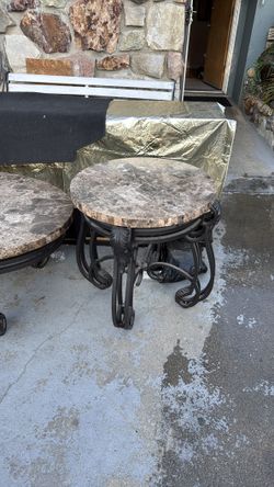 Marble top tables