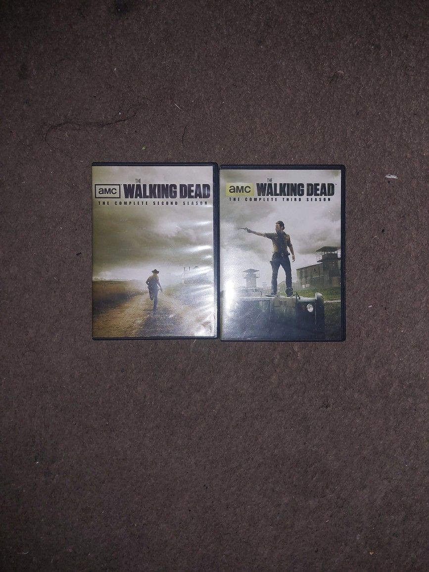 AMC The Walking Dead TV Series DVDs Seasons 2 and 3