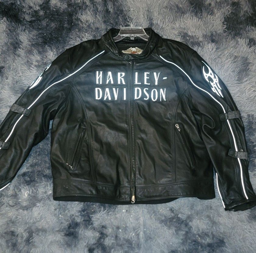 Leather Harley Davidson Jacket