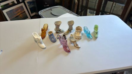 Porcelain and glass boots