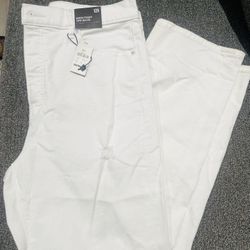 Express High Rise White Jeans 