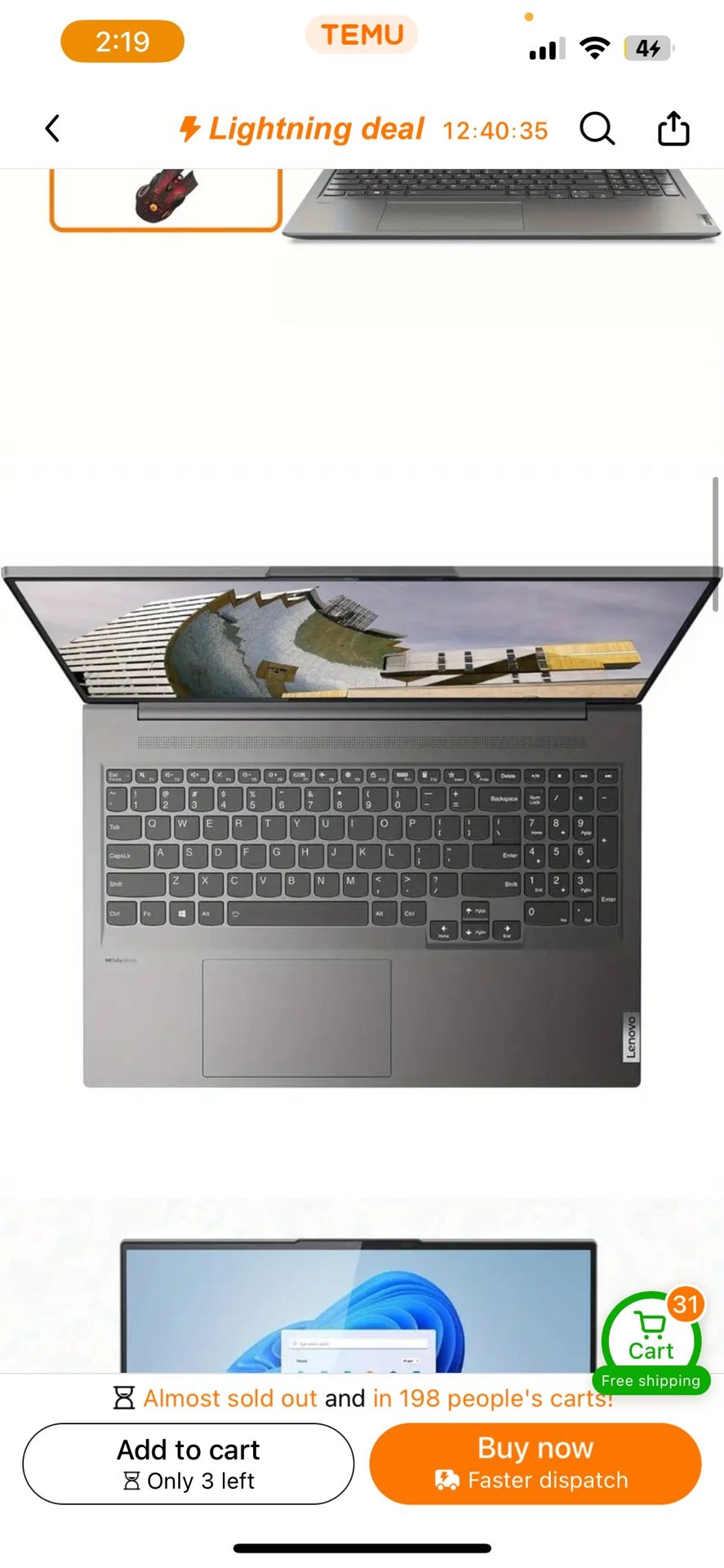 Lenovo Slim 7 laptop