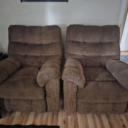 Recliner Chairs (2) $30