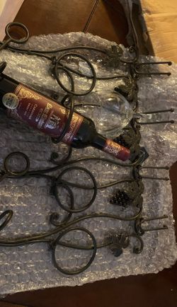 Wine & Wine Glasses Holder (New)