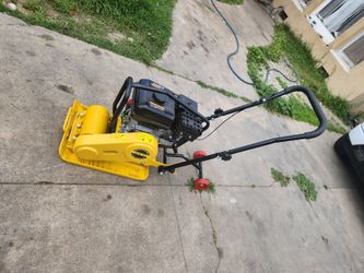 Compactador de Placas de 7 CV, Motor de Gasolina de 212 Cc, Manipulador de Gato Saltante de Fuerza de Compactación de 4200 Libras, Placa de 22,1x15,9 