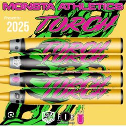 New Monsta Gold Torch Watermelon bat ASA USA