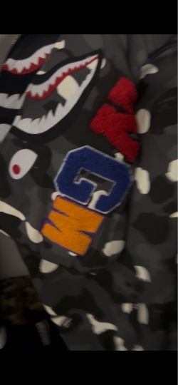 BAPE Shark Camo Hoodie or Jacket