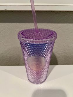 Starbucks China cotton Candy Aurora grande Studded Tumbler. Brand New