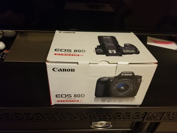 BRAND NEW Canon - EOS 80D DSLR Camera with 18-55mm IS STM Lens - Black for Sale in Hayward, CA - OfferUp