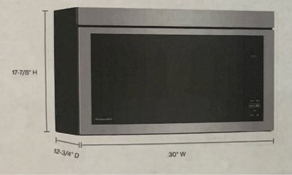 Microwave over the Range Stainless Steel- Take it today!