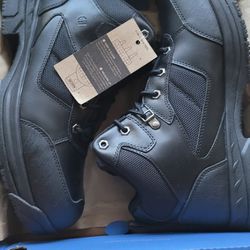 Shoes for Crews Voyager II, Men's, Women's, Unisex Soft Toe Work Boots, Slip Resistant, Water Resist